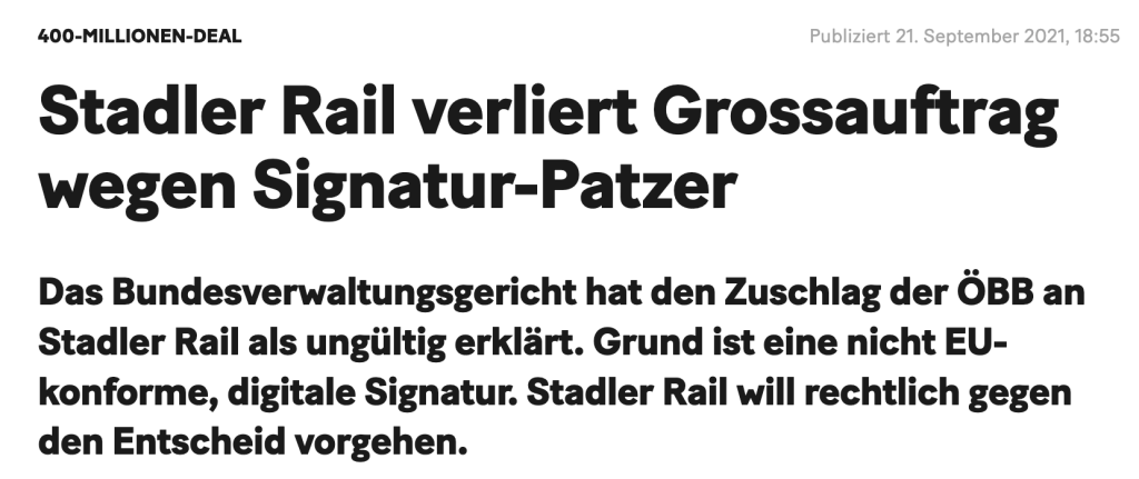 Digitale Signatur