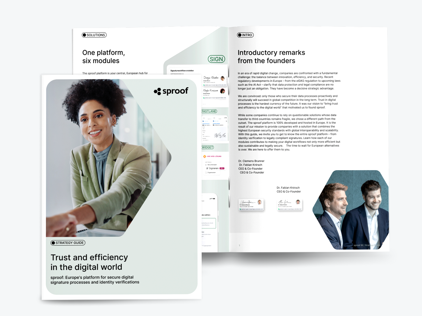 Guida strategica sproof – Fiducia ed efficienza nel mondo digitale