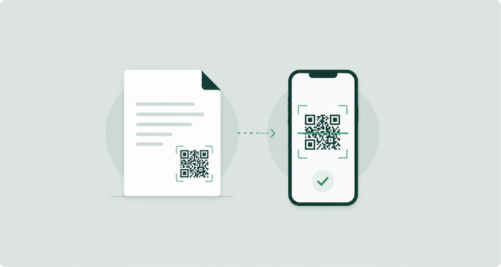 Auf Papier gedruckte Verträge digital signieren