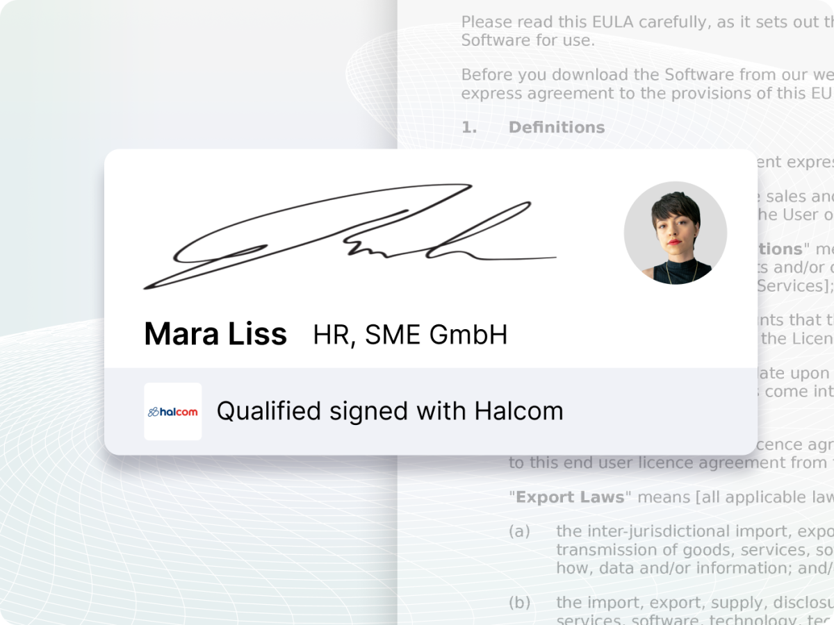 Digital Signature - Halcom