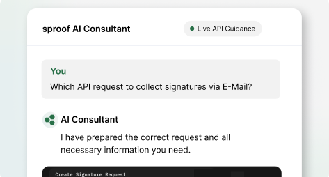 sproof AI Consultant