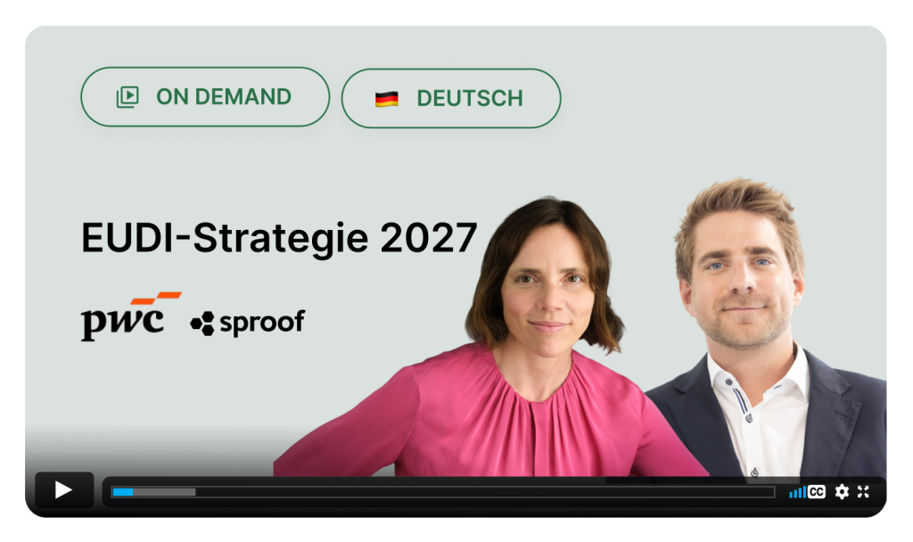 Thumbnail Webinar PwC Deutschland - sproof - EUDI-Strategie 2027